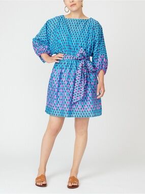 J. Crew Dolman Block Print Dress Sz S Great Condition!